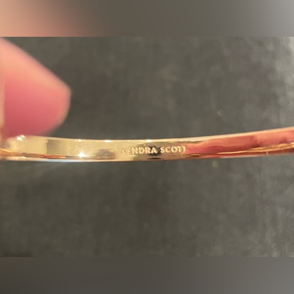 Kendra Scott Elton Rose Gold Cuff Bracelet in Rose Gold Drusy - Picture 4 of 5